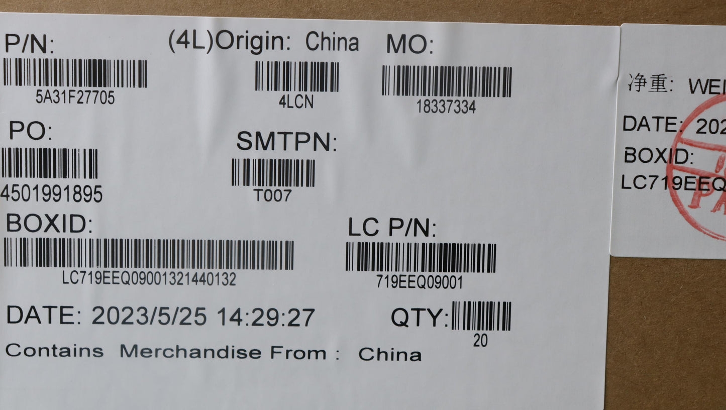 Lenovo Antenna Fru, Se10 Wifi Aux Ext - 5A31F27705