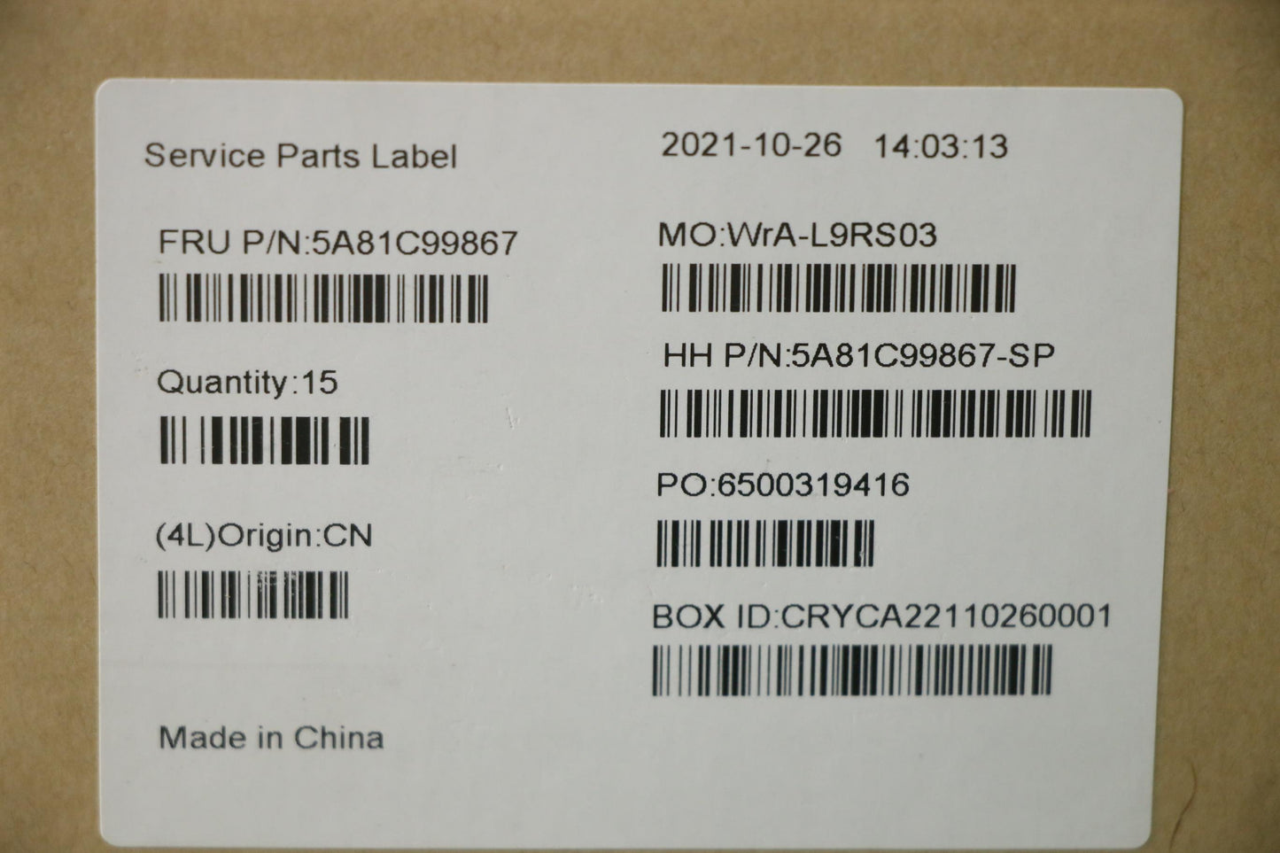 Lenovo Acckit Lens Insert Holder - 5A81C99867