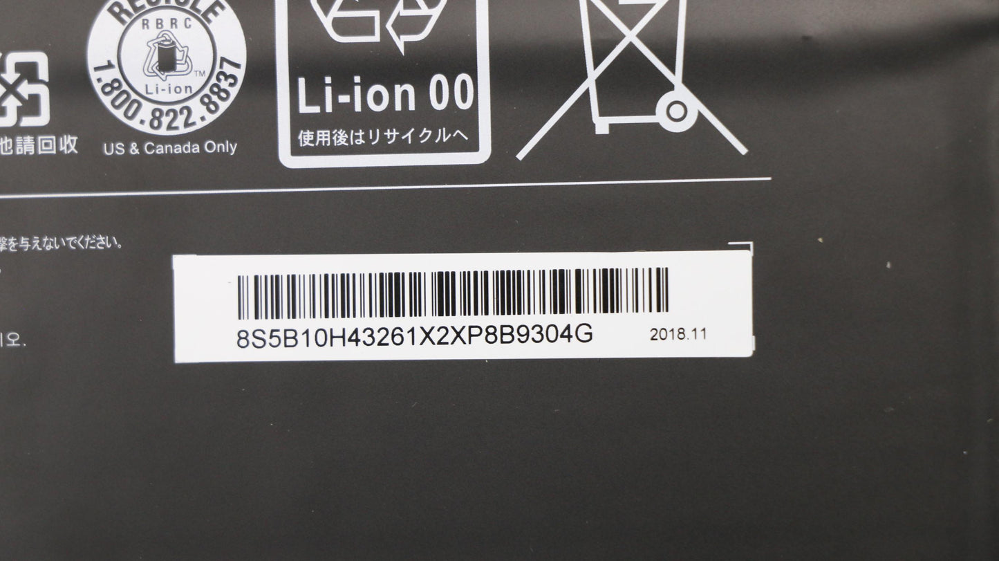 Lenovo (5B10H43261) Battery, 7.5V, 66Wh, 4-cell