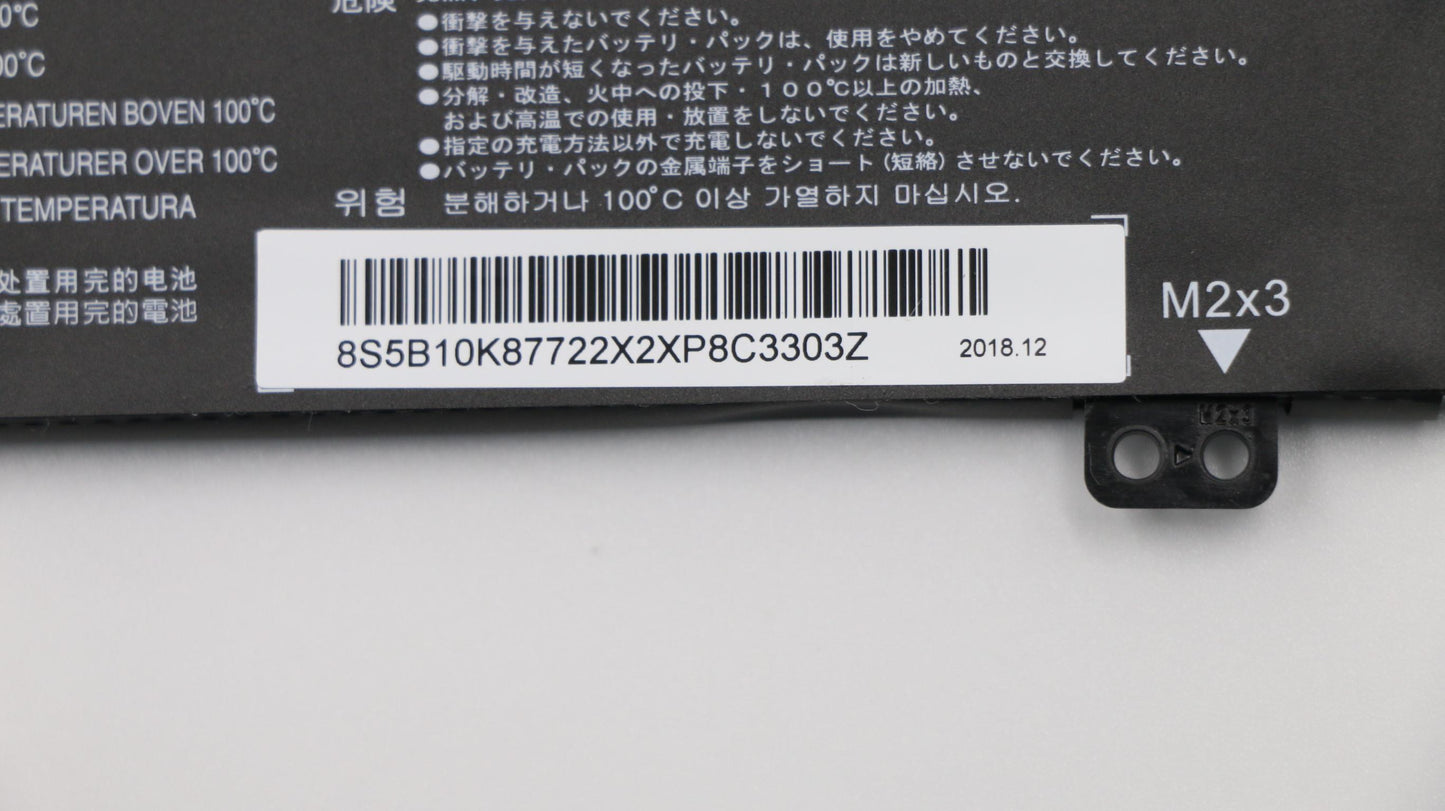 Lenovo (5B10K87722) Battery, 2-cell, 30 Wh, 7.4V