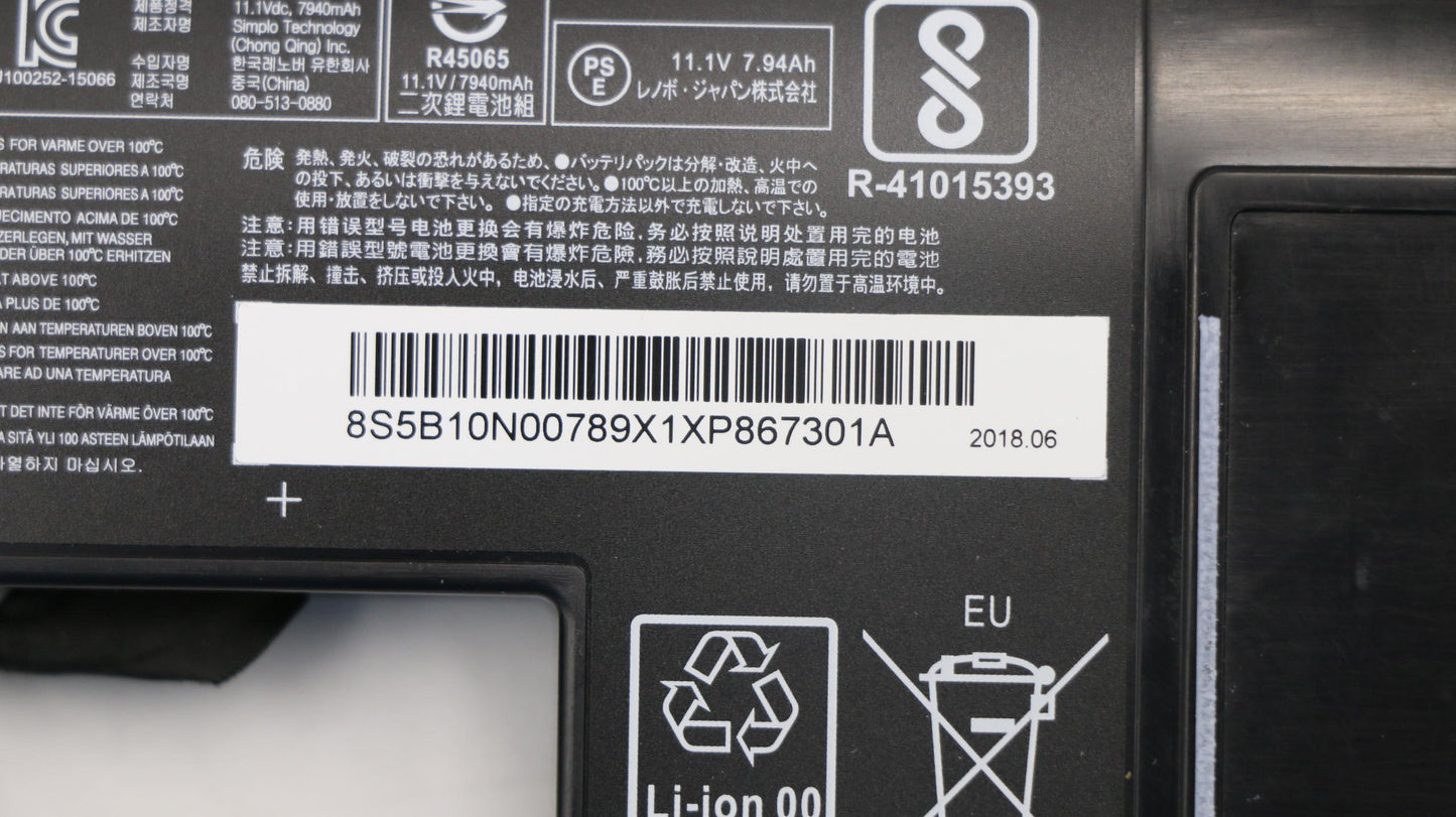 Lenovo 5B10N00789 Sp/C L14M6P21 11.1V90Wh6Cell