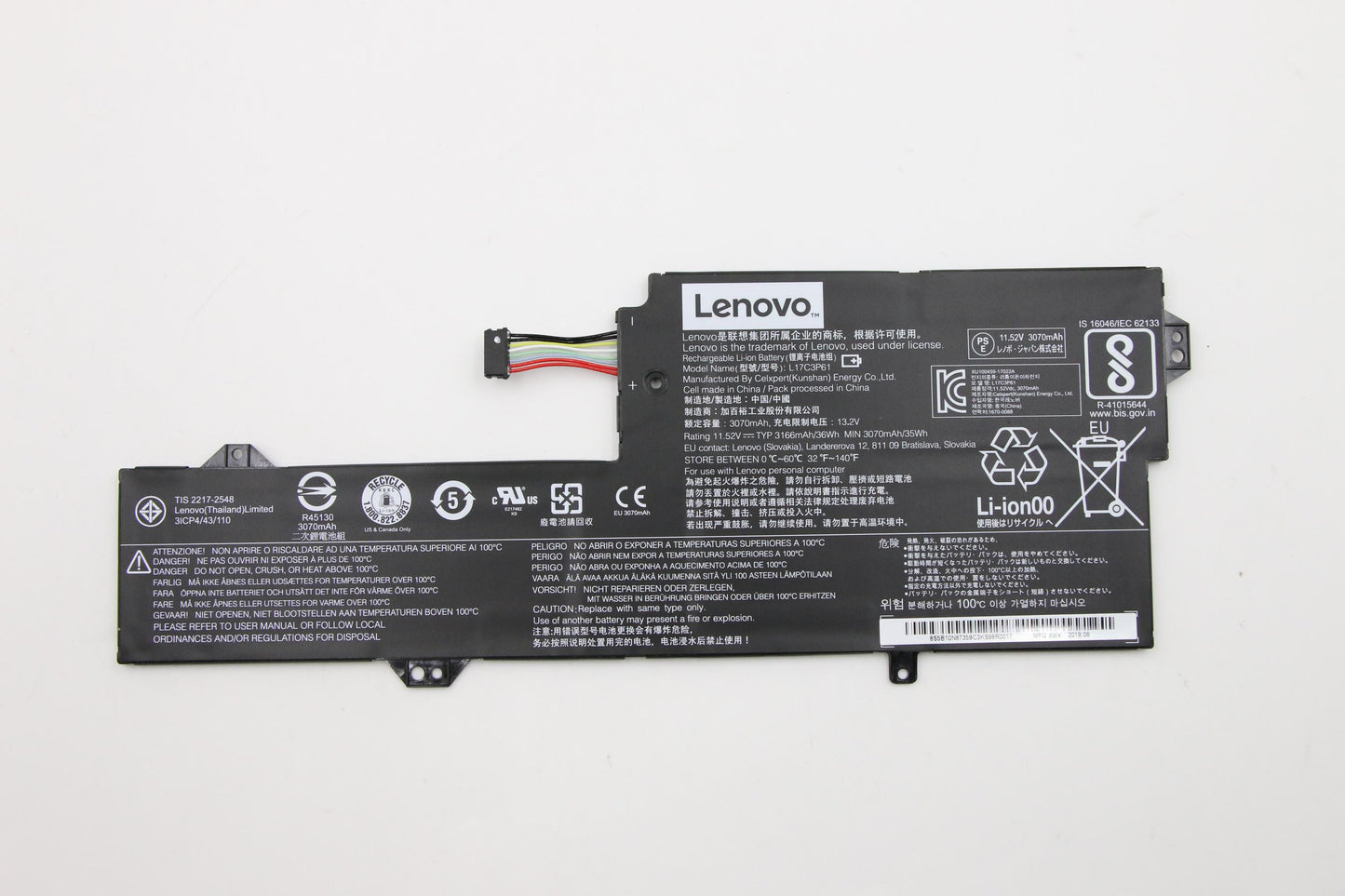 Lenovo Cp/C L17C3P61 11.52V36Wh3Cell - 5B10N87359