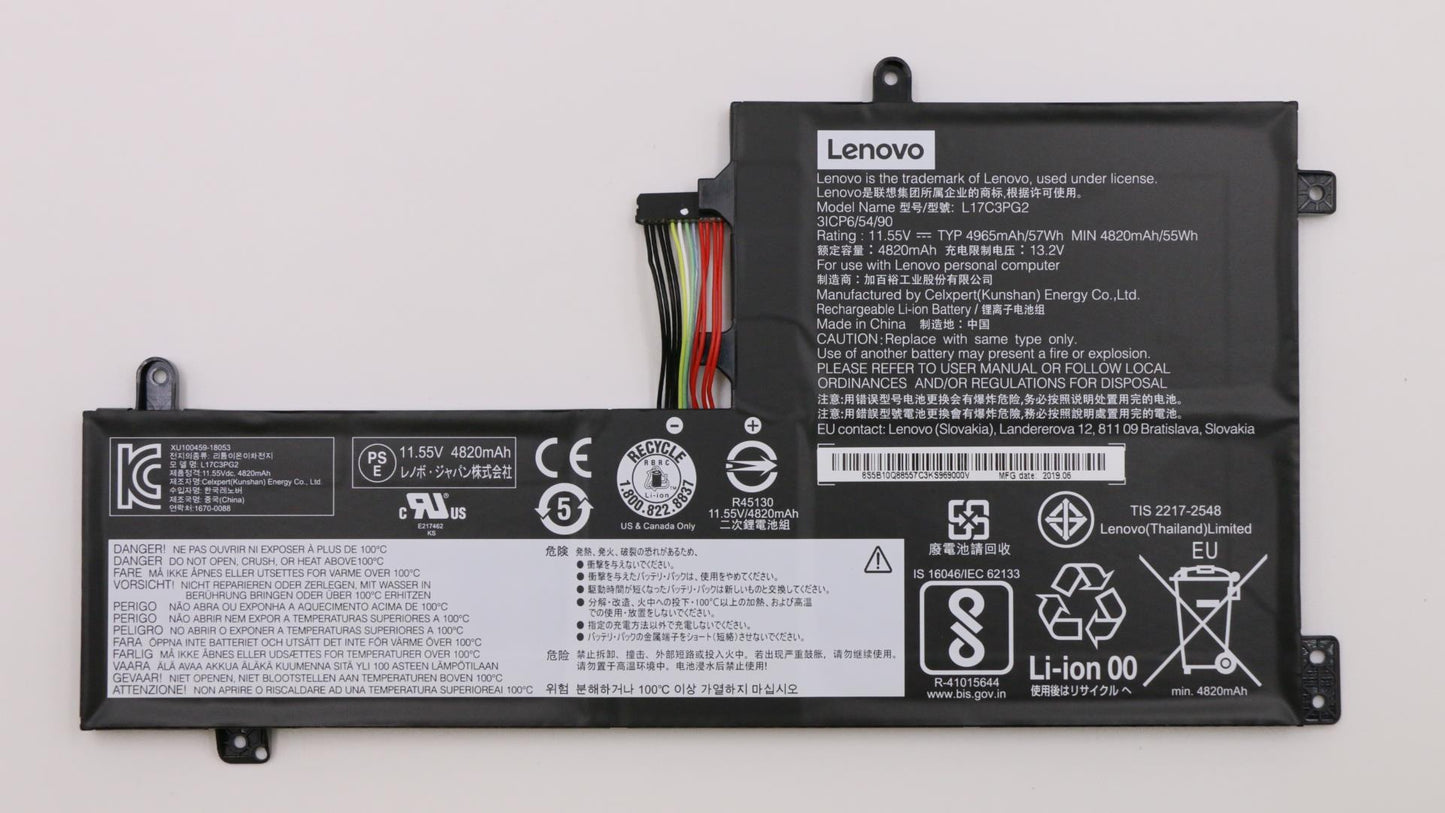 Lenovo 5B10Q88557 Cp/C L17C3Pg2 11.55V57Wh3Cell