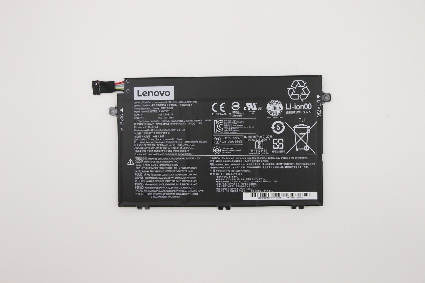 Lenovo Internal, 3C, 45Wh, Liion, Cxp - 5B10W13888