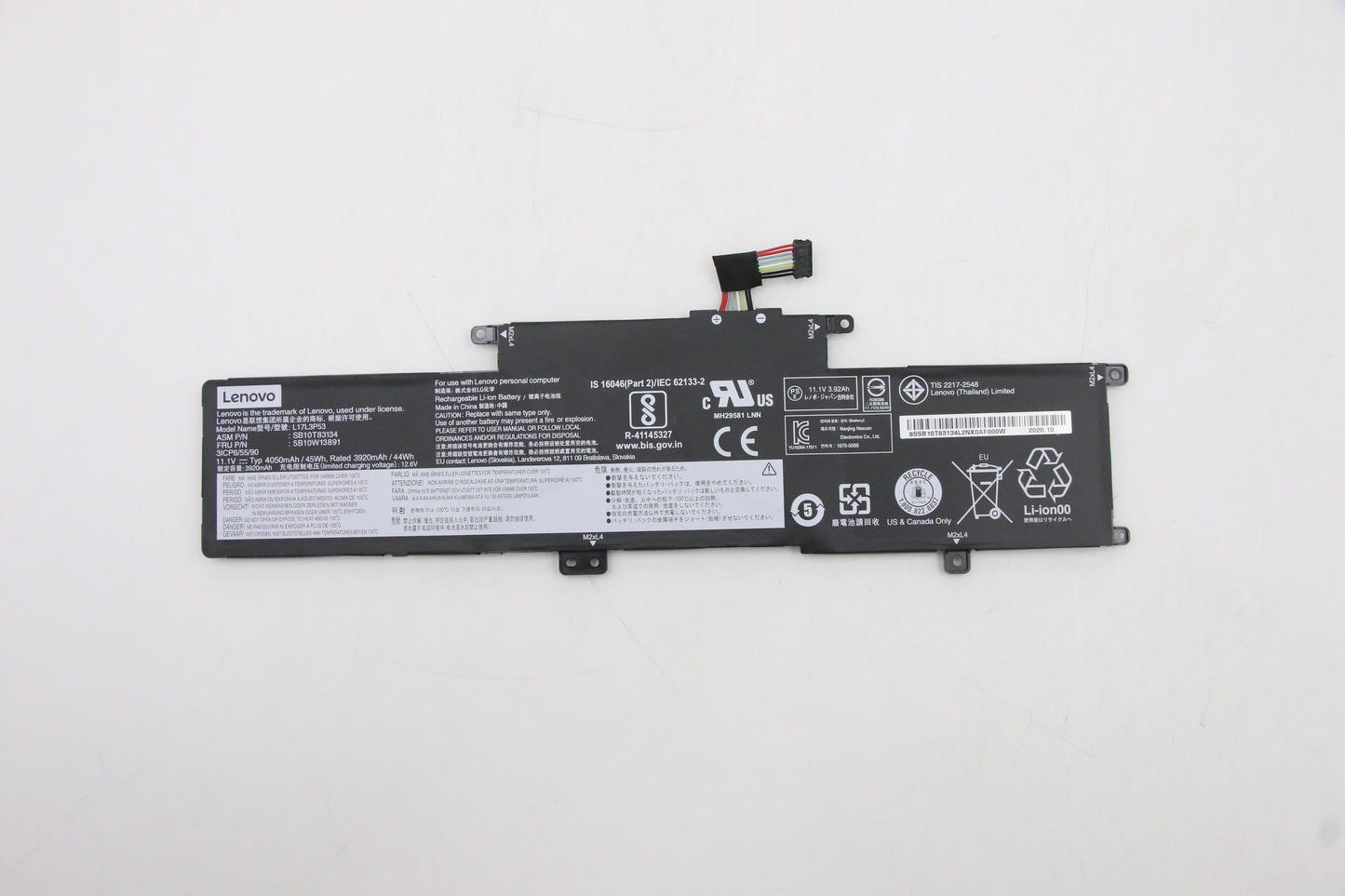 Lenovo (5B10W13891) Battery, 11.1V, 45 Wh, 3-cell