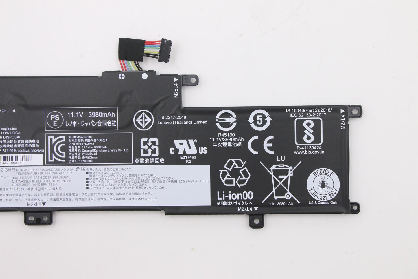 Lenovo (5B10W13893) Internal Battery, 3-Cell, 45Wh