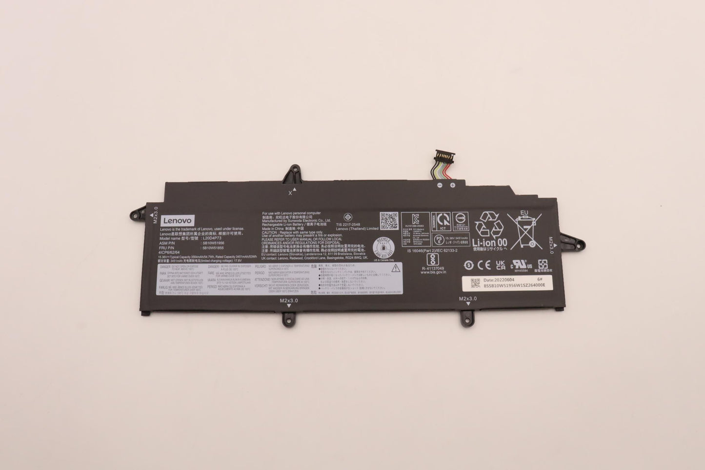 Lenovo Battery Internal, 4C, 547Wh, L - 5B10W51855