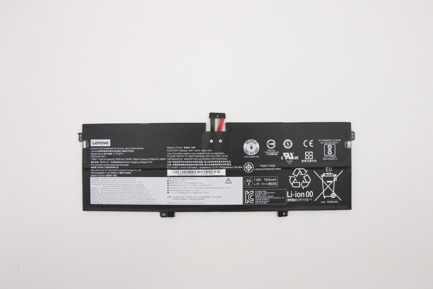 Lenovo (5B10W67176) 4-Cell Battery, 7.68V, 60Wh