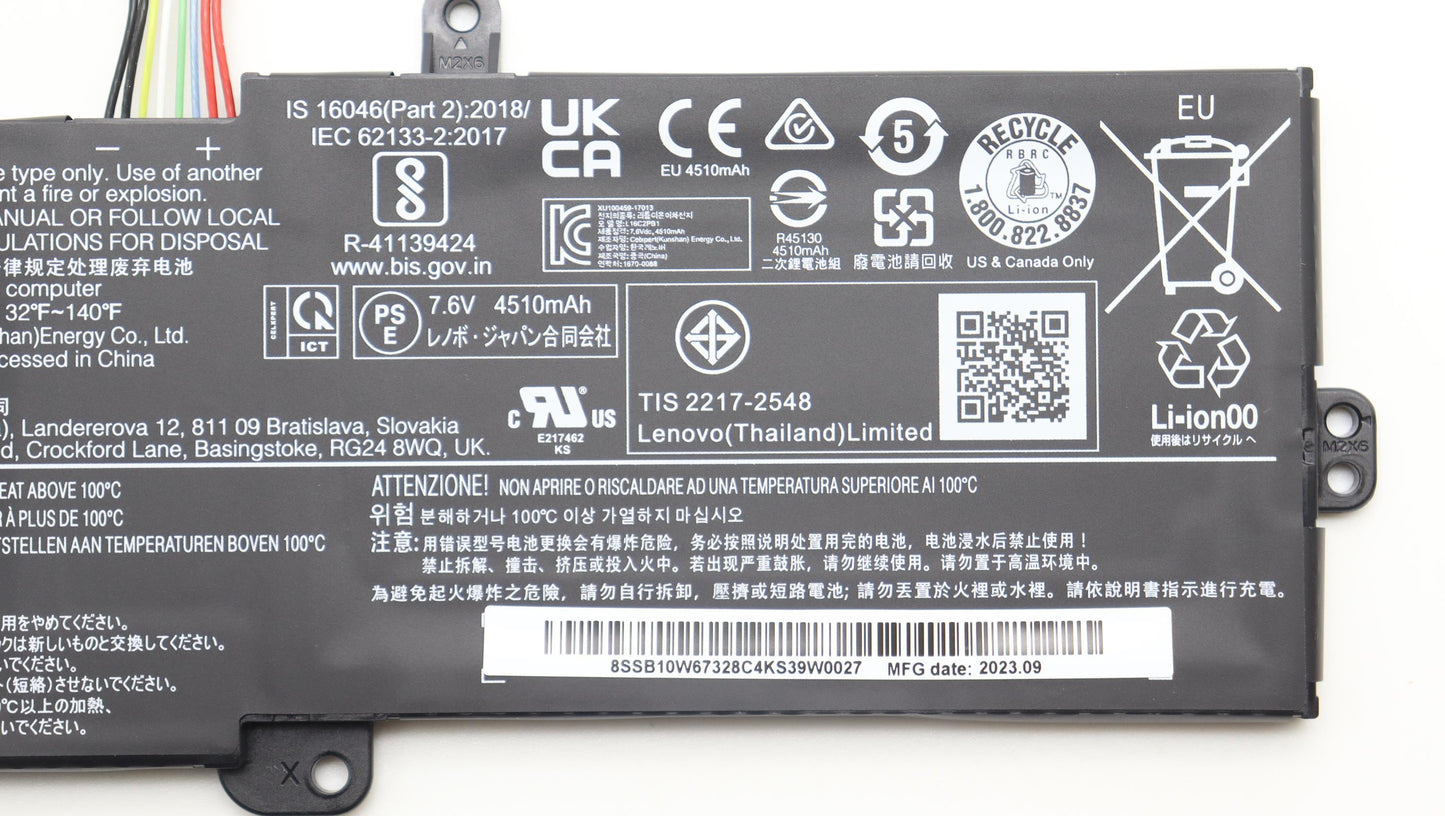 Lenovo Cp C L16C2Pb1 7.6V35Wh2Cell - 5B10W67191
