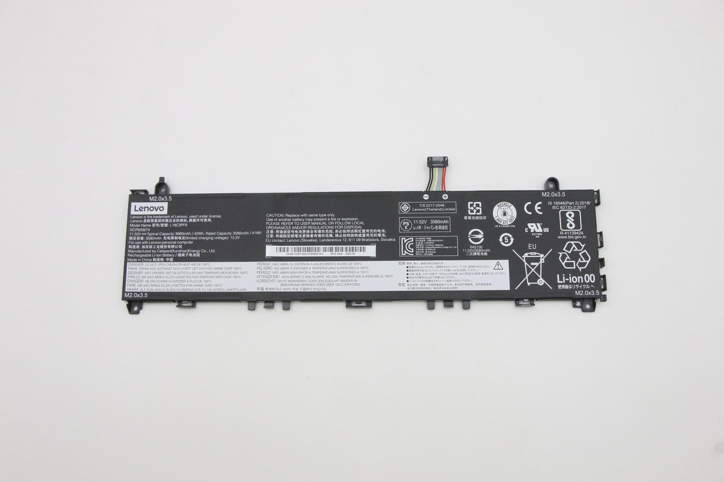 Lenovo Cp/Al18C3Pf8 11.52V42Wh3Cell - 5B10W67201