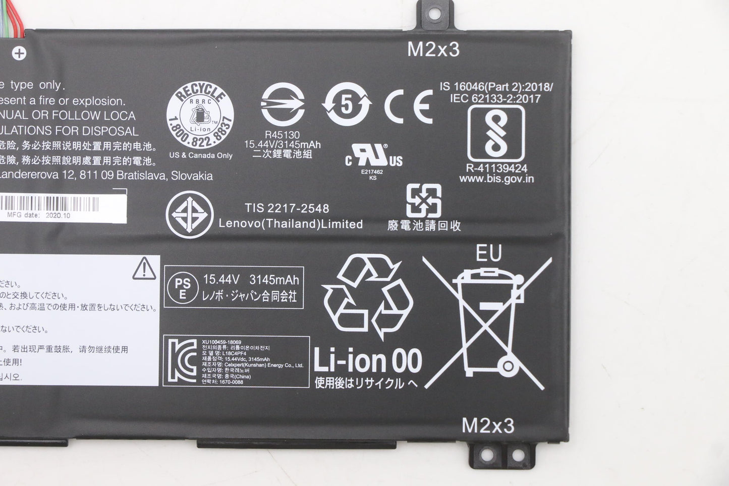 Lenovo Cp C L18C4Pf4 15.44V50Wh4Cell - 5B10W67221