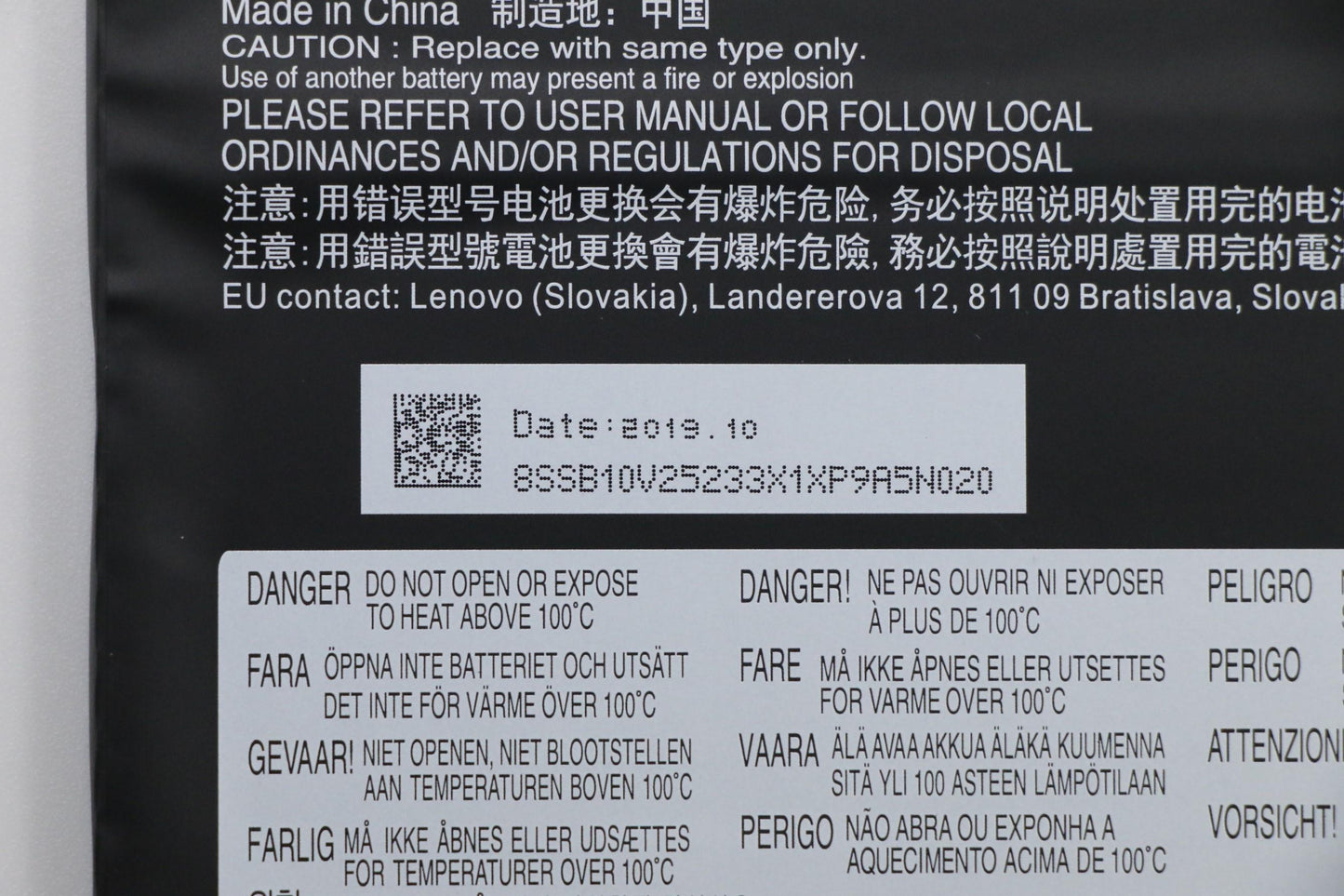 Lenovo Bat Pack Li 928Qa290H 3S1P 4.9 - 5B10W67327