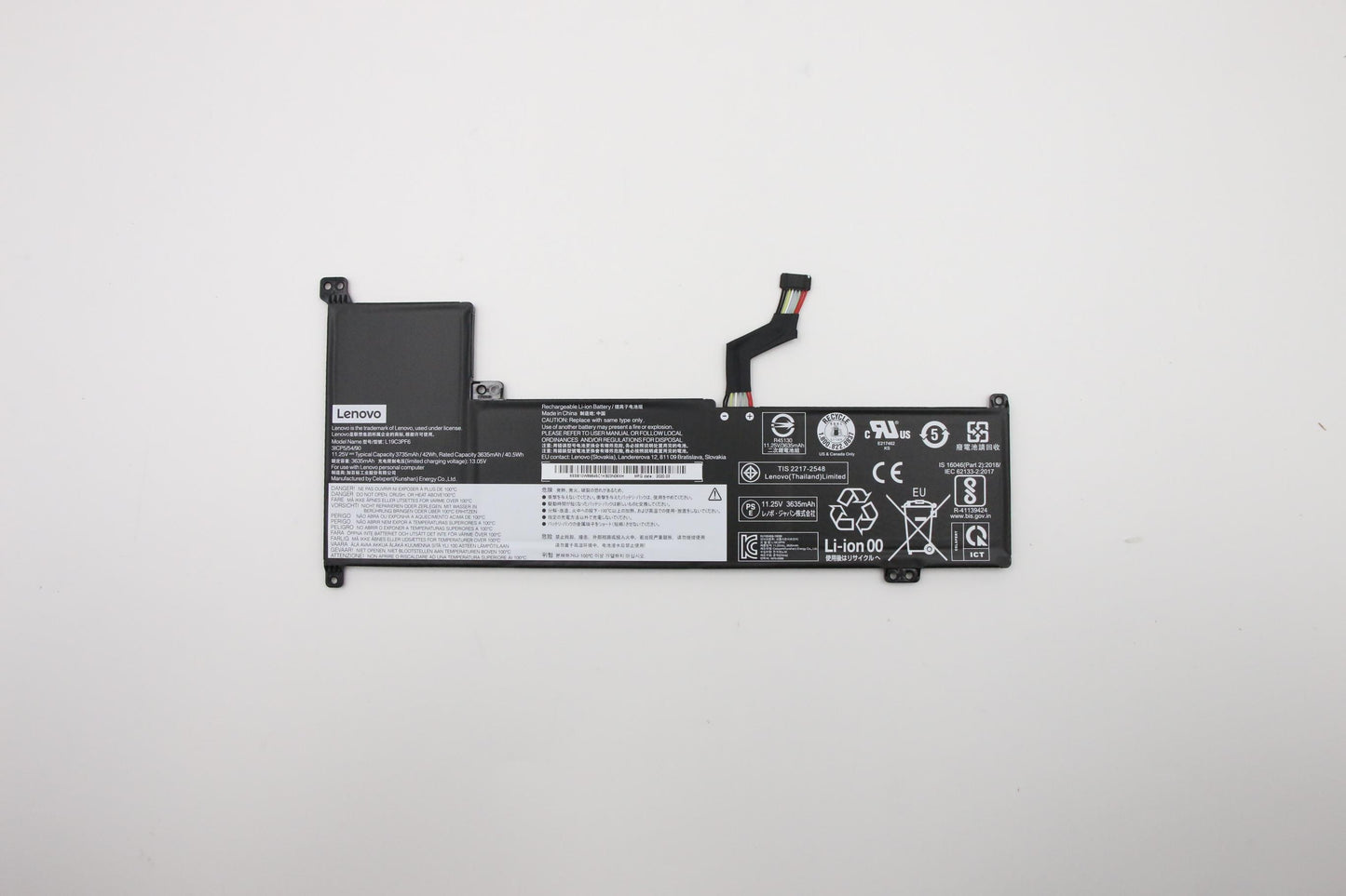 Lenovo (5B10W89838) Battery, 11.25V, 42Wh, 3-cell