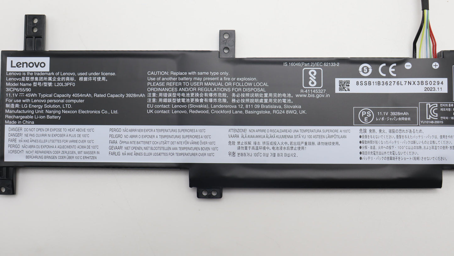 Lenovo Battery Lg L20L3Pf0 11.1V45Wh3 - 5B11B36283