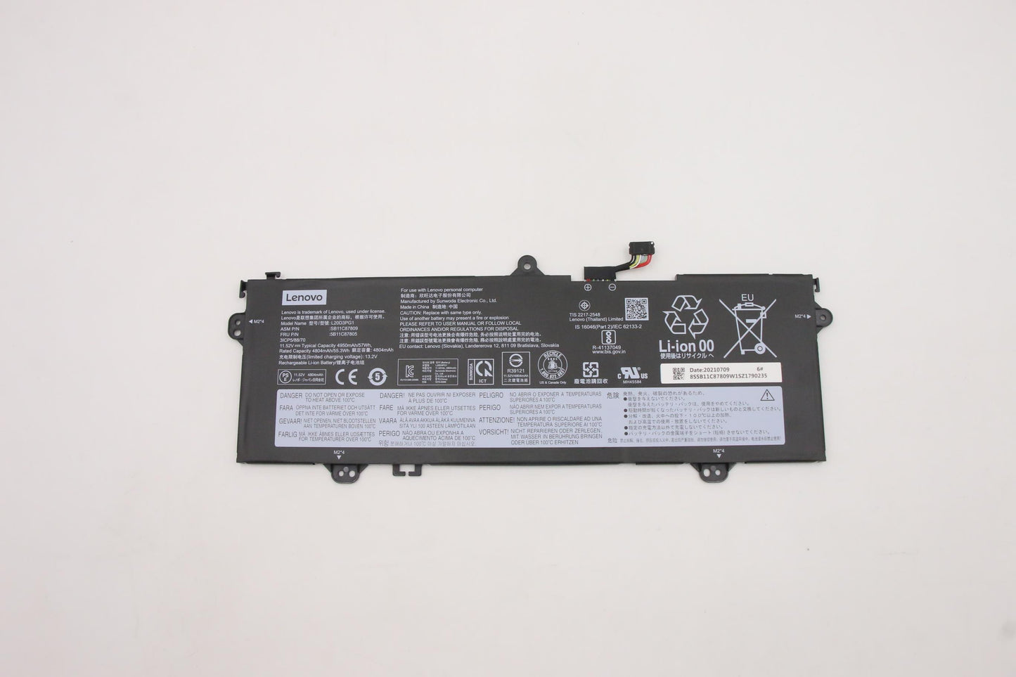 Lenovo Battery Sd/C L20D3Pg1 11.52V57 - 5B11C87805