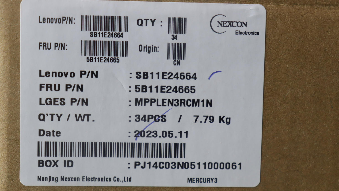 Lenovo Battery 3Cell 57Wh 1152V L20L3 - 5B11E24665