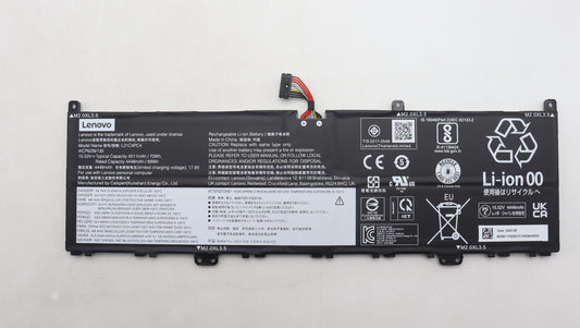 Lenovo (5B11F52556) 4-Cell Internal Battery, 70Wh, 15.52V