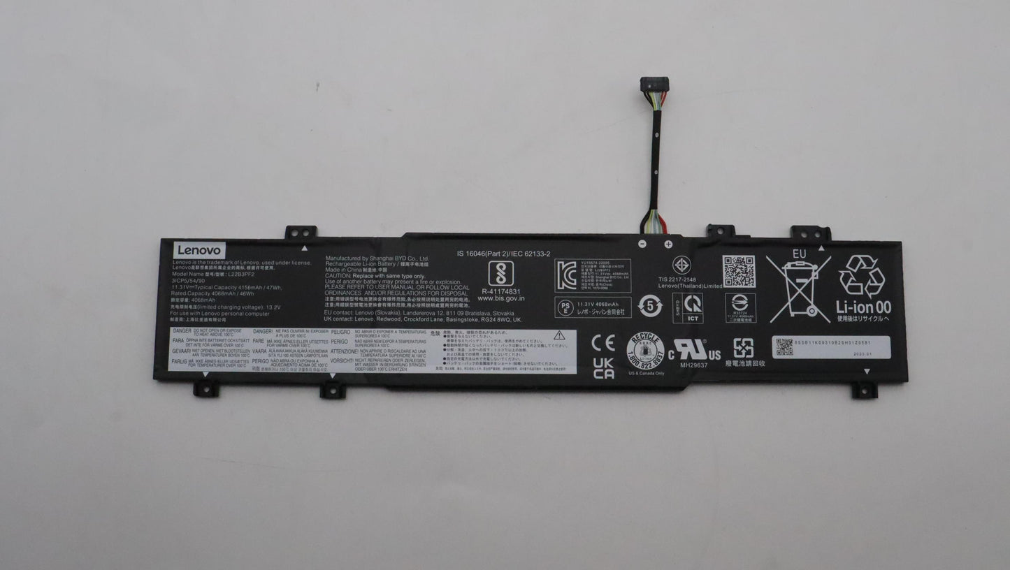 Lenovo Battery 3Cell 47Wh 1131V L22B3 - 5B11K09314