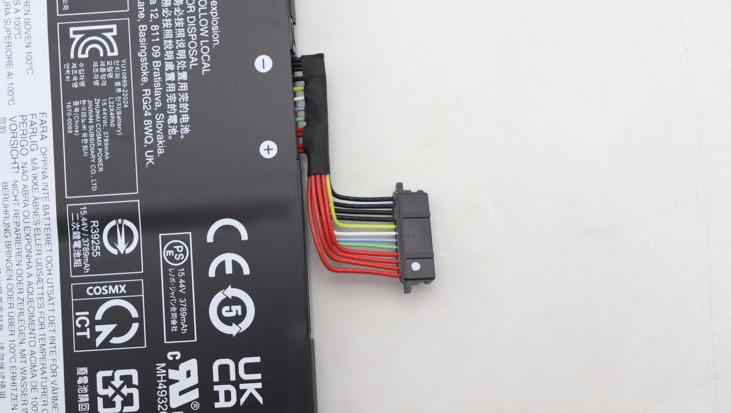 Lenovo Battery 4Cell60Wh15.44Vl22X4Pa - 5B11K38530