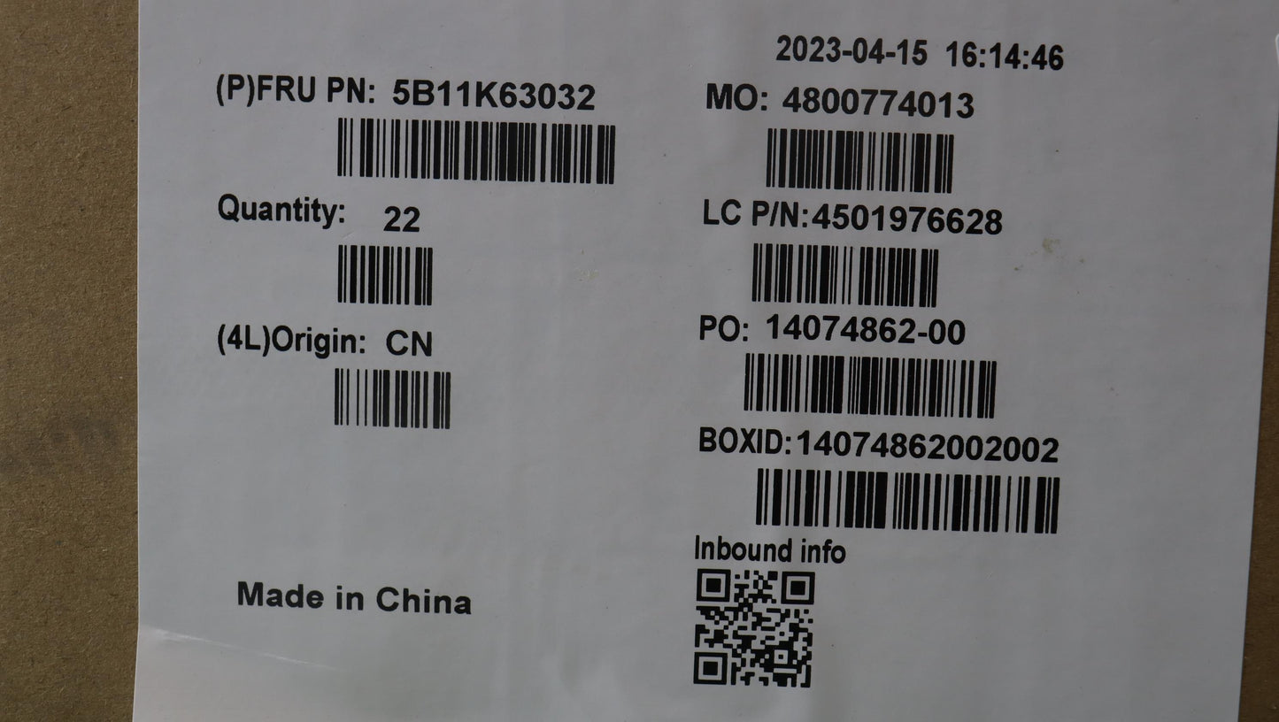 Lenovo Battery 3Cell 57Wh 11.52V L22B - 5B11K63032