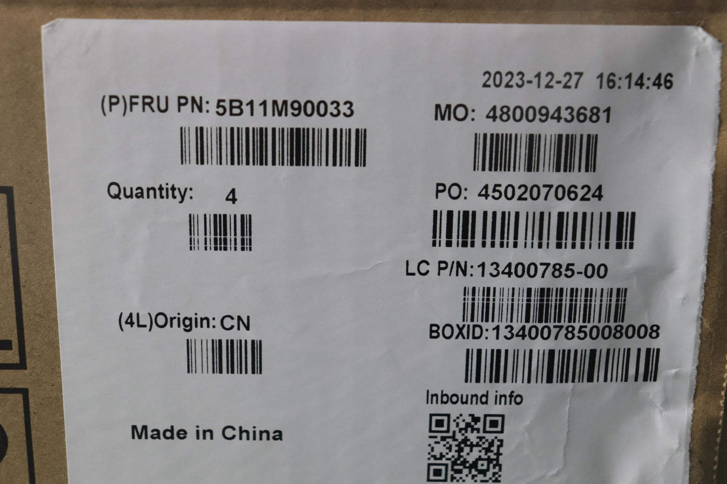 Lenovo Battery Computer Battery - 5B11M90033