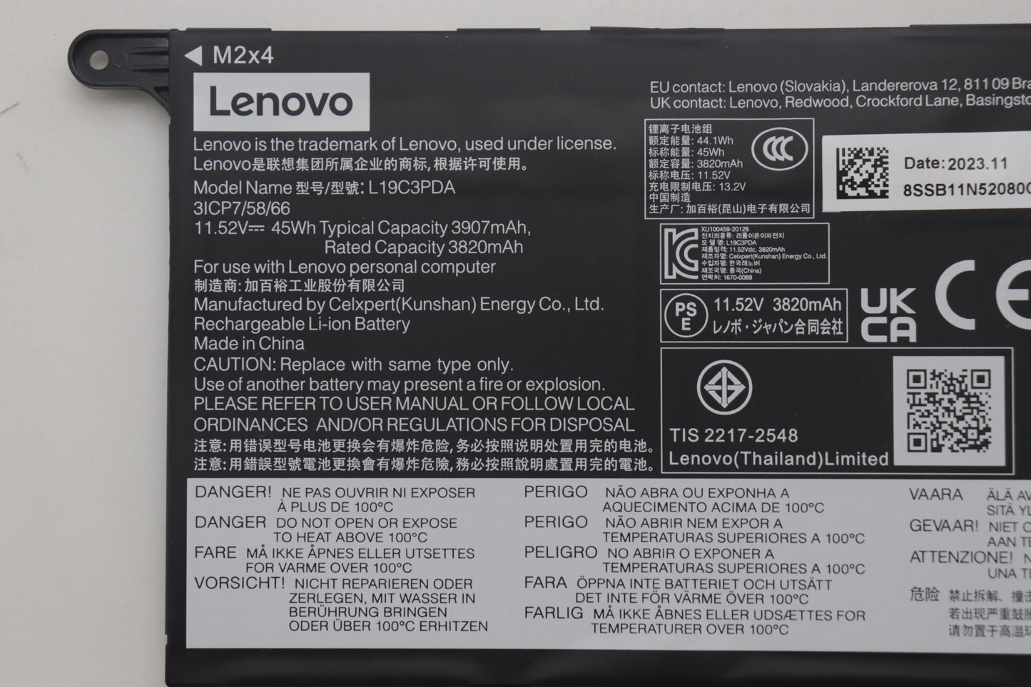 Lenovo Batt - 5B11N52076