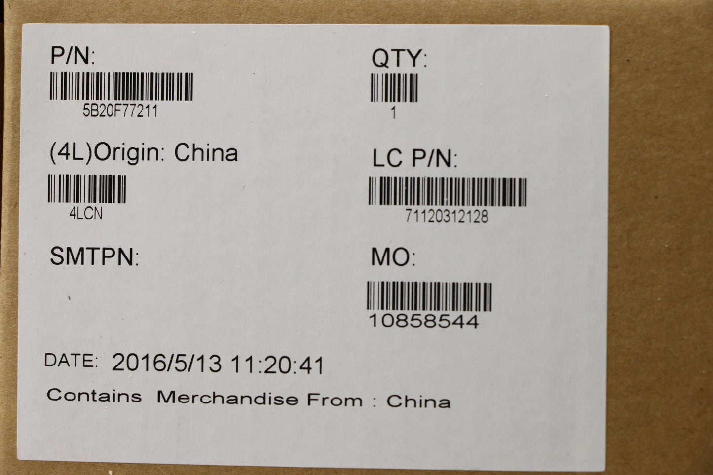 Lenovo Mb Beema E1 135G 15T Uma - 5B20F77211