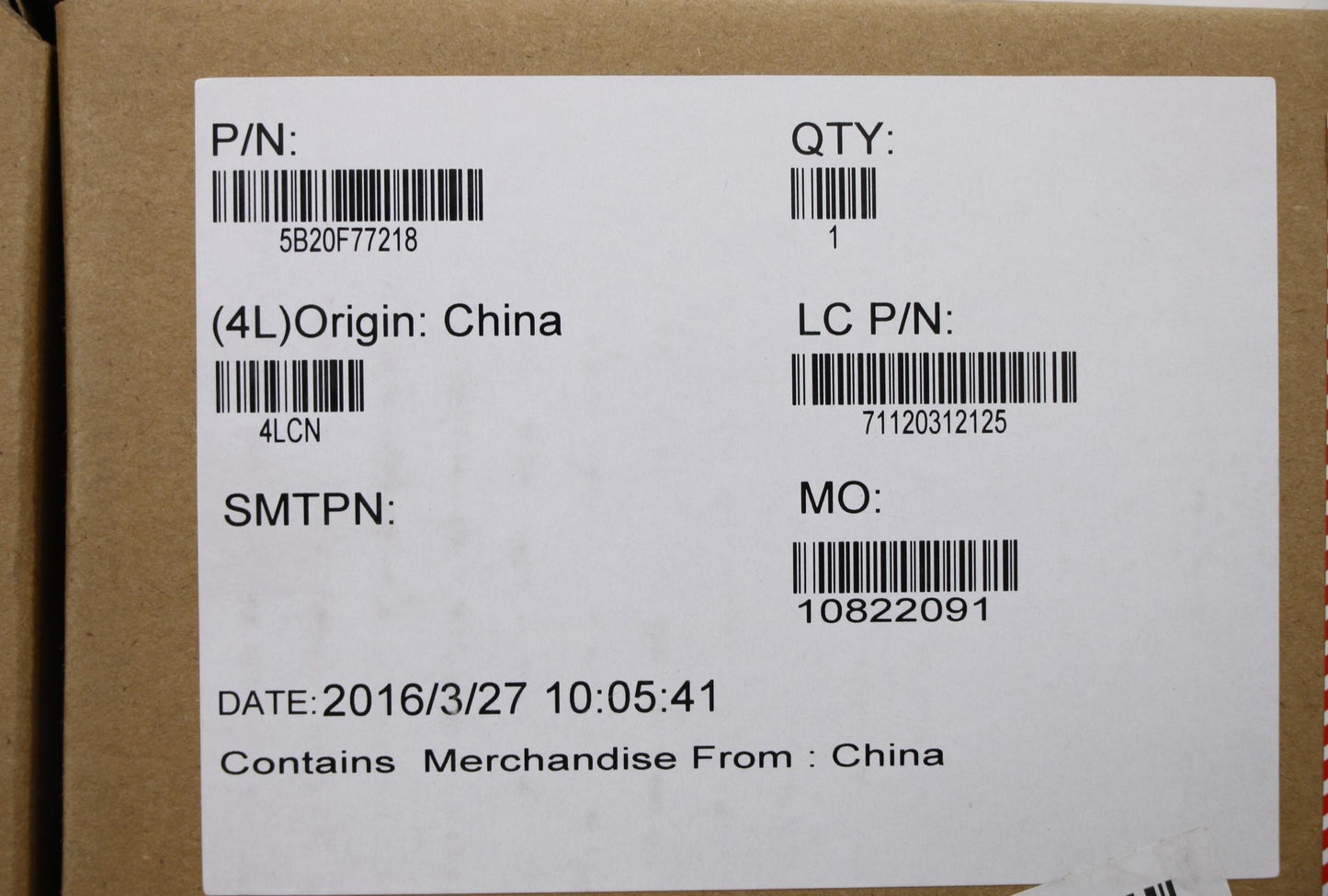 Lenovo Mb - 5B20F77218