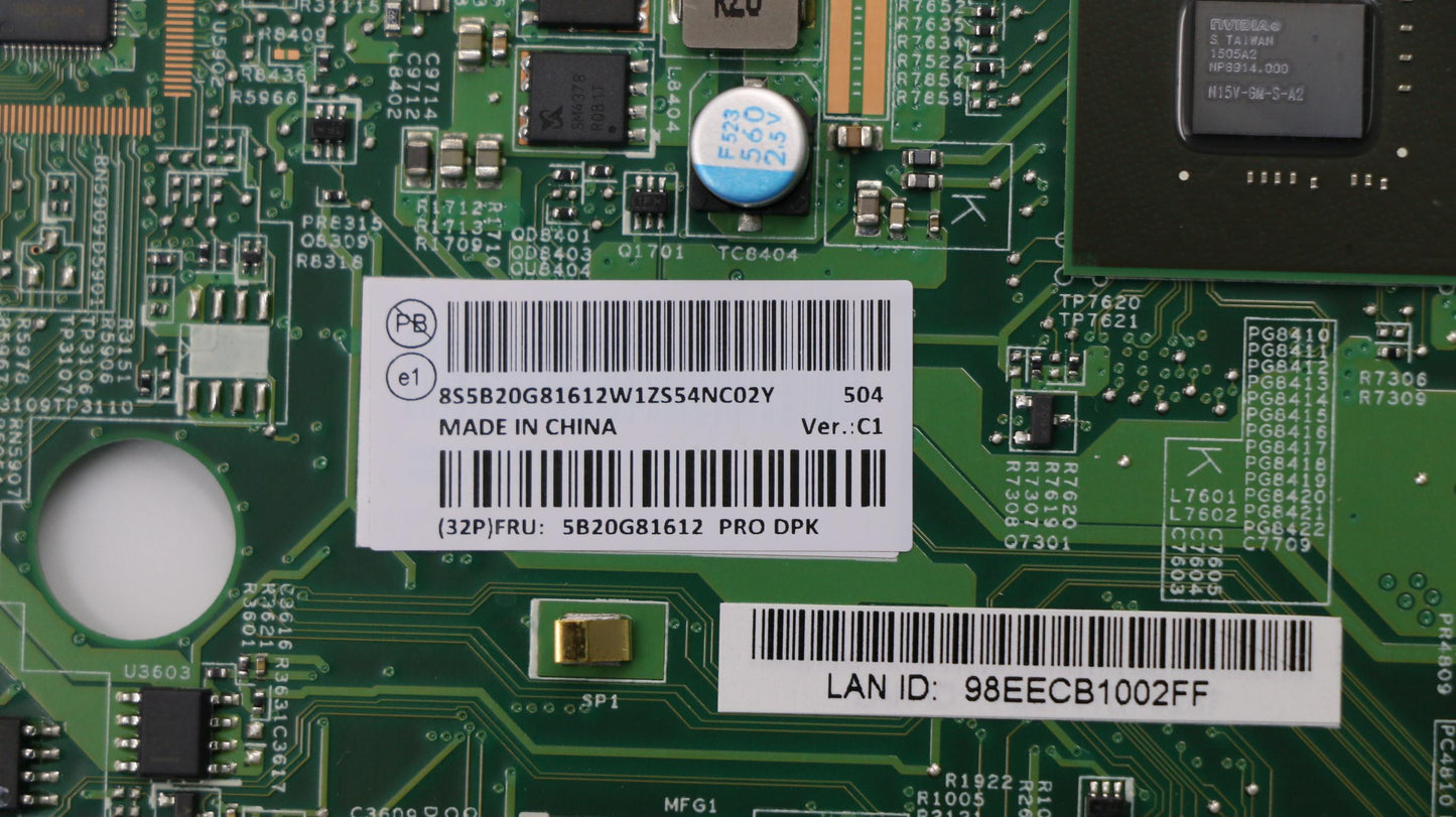 Lenovo 5B20G81612 System Boards