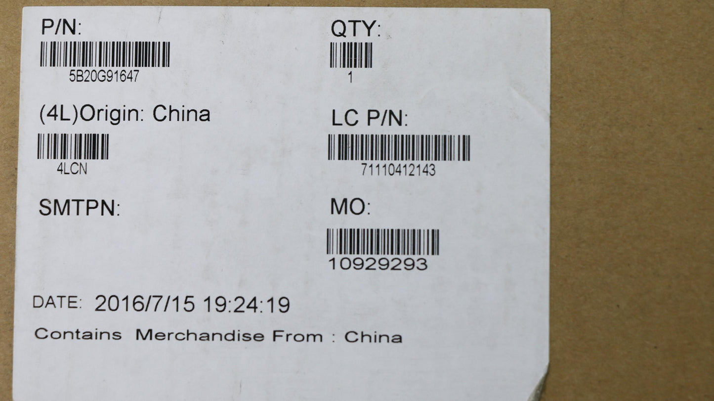 Lenovo Replacement Part - 5B20G91647