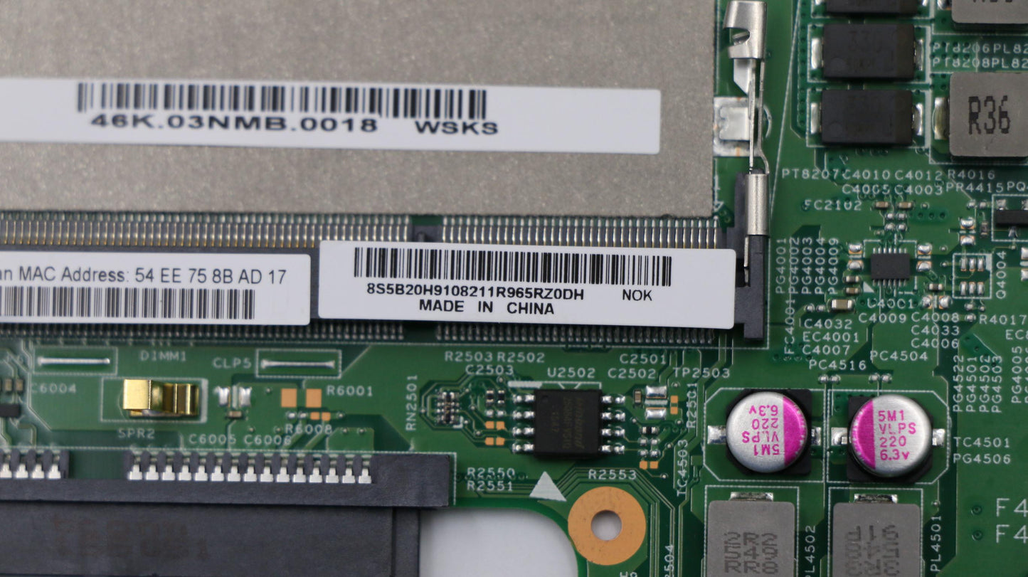 Lenovo Pl System Boards - 5B20H91082
