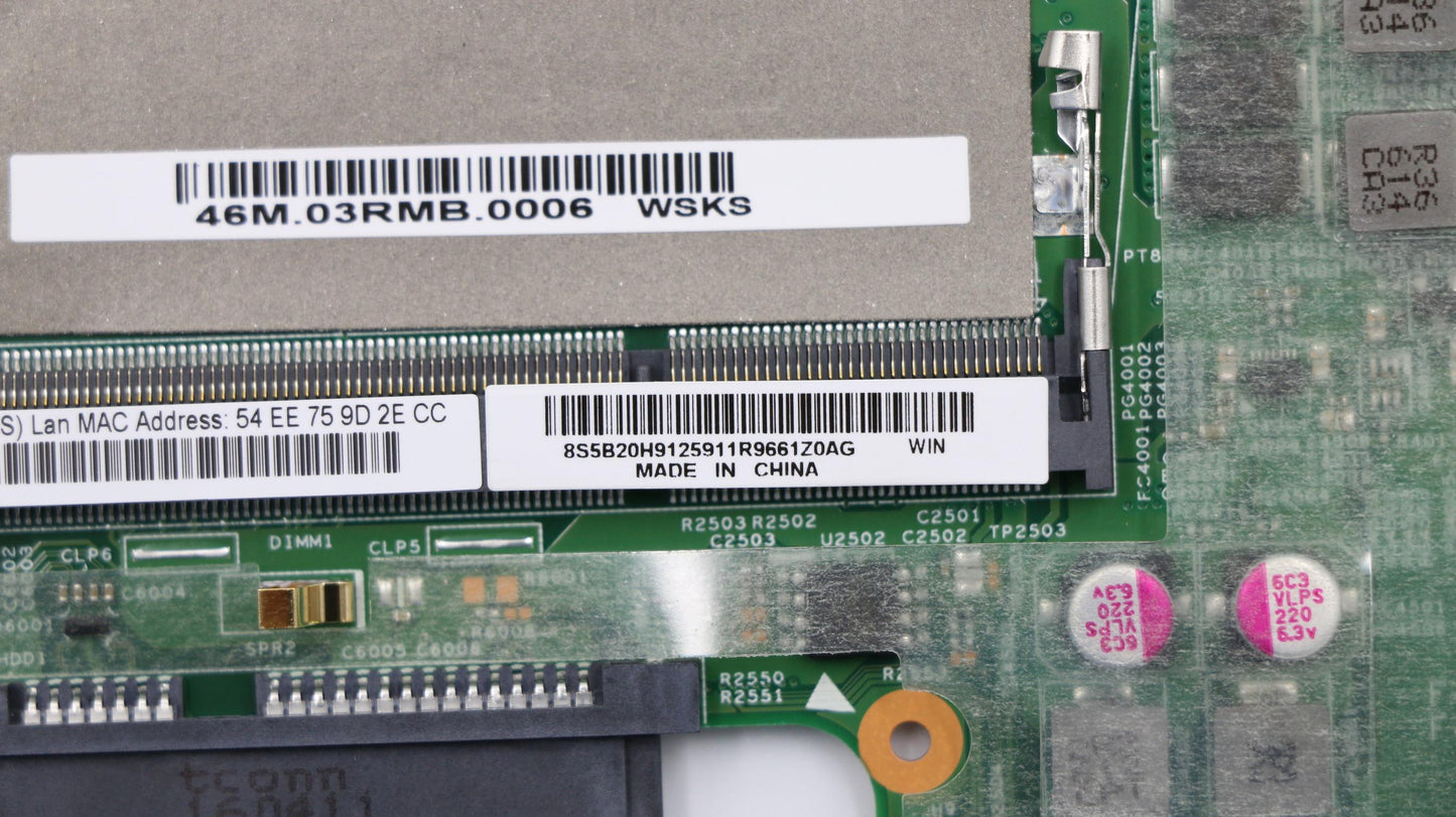 Lenovo 5B20H91259 Pl System Boards