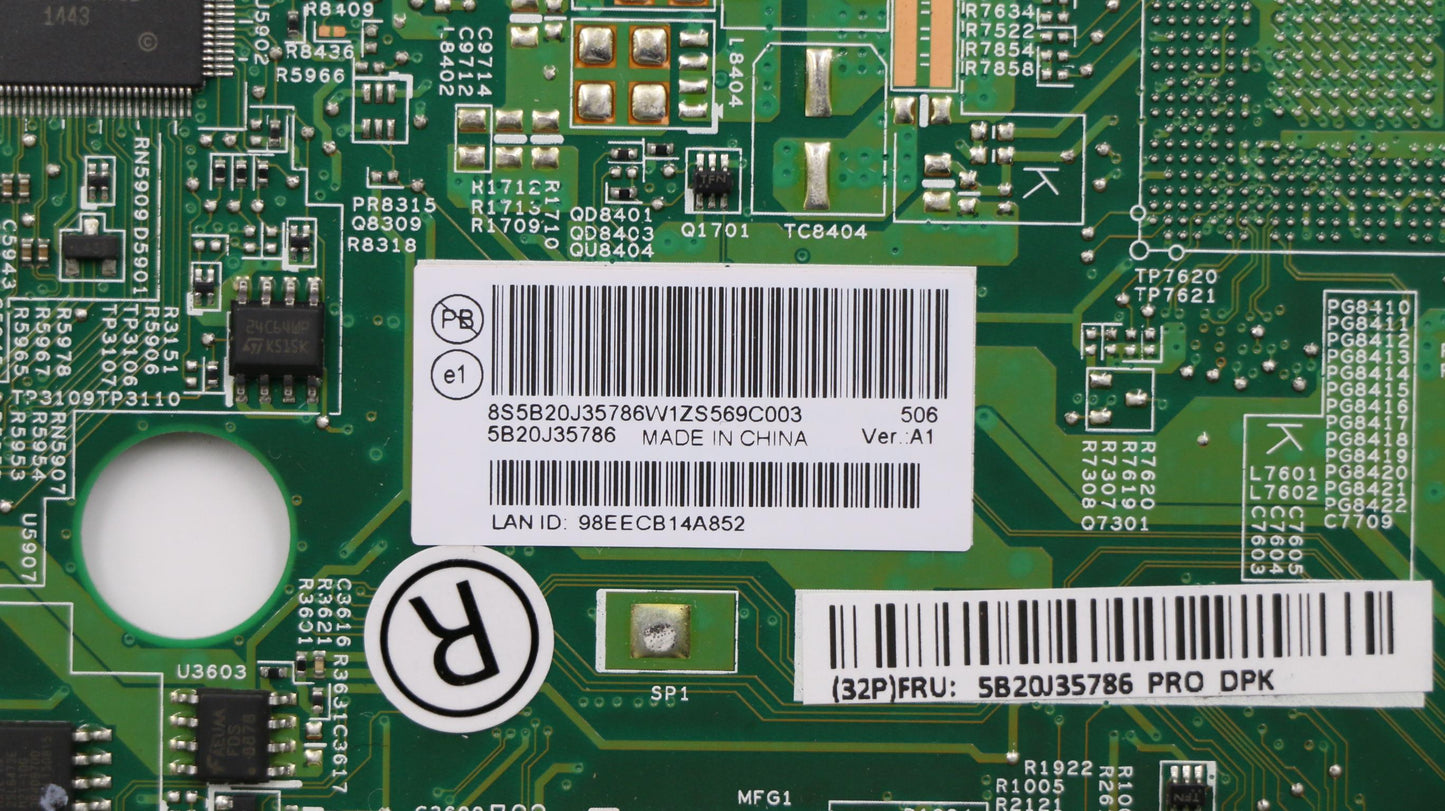 Lenovo Pl System Boards - 5B20J35786