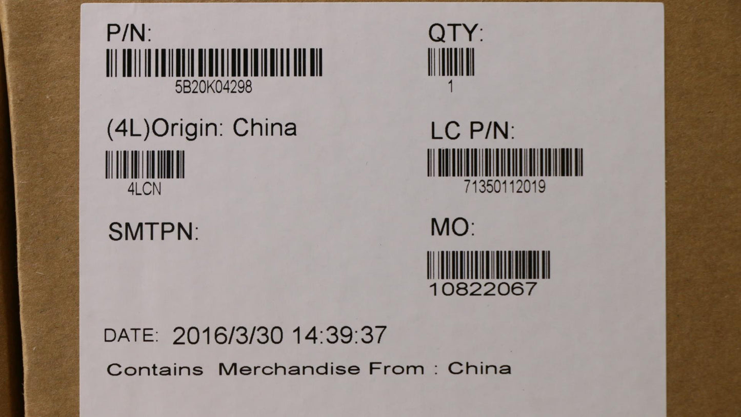 Lenovo Mb A46210 Dis Exo 1G 1000Mblk - 5B20K04298
