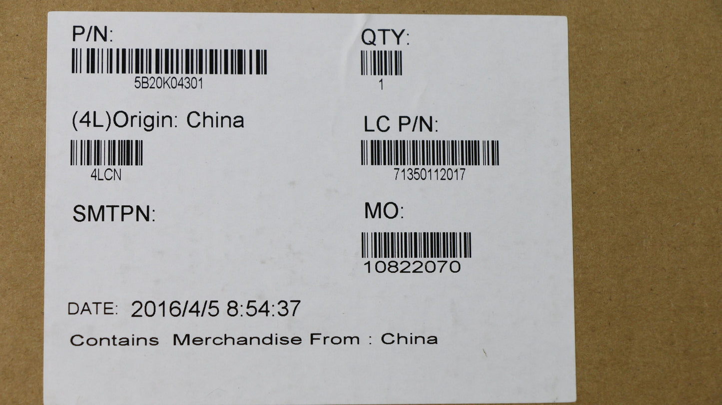 Lenovo Mb A66310 Uma 1000Mblk - 5B20K04301