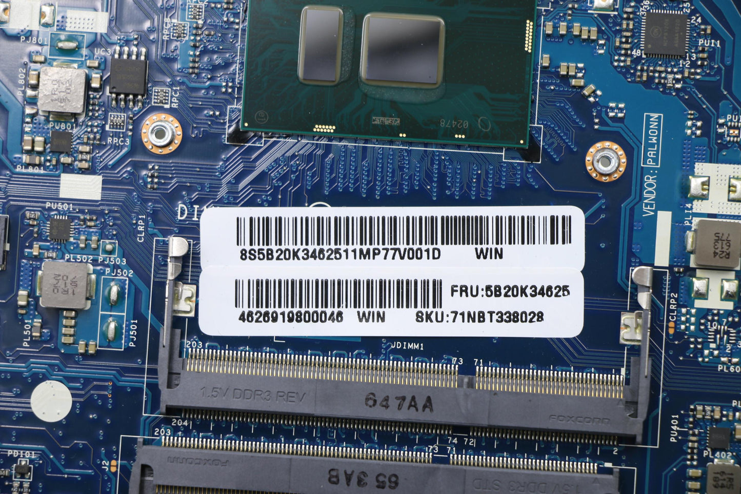 Lenovo Pl System Boards - 5B20K34625