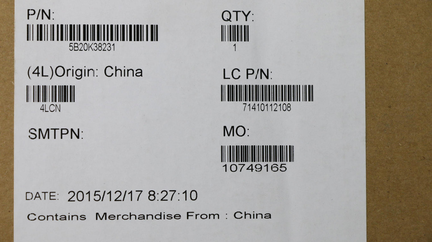 Lenovo Pl System Boards - 5B20K38231