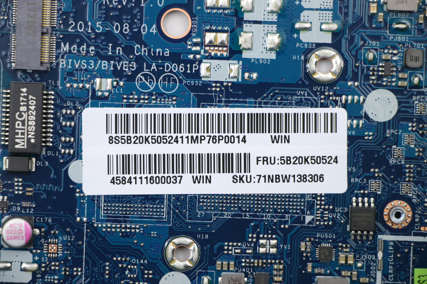 Lenovo Pl System Boards - 5B20K50524