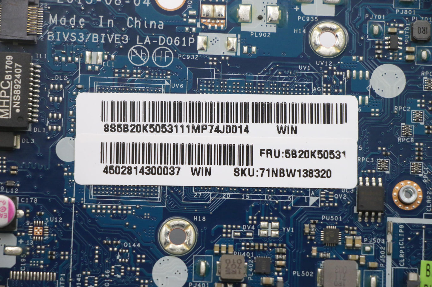 Lenovo Pl System Boards - 5B20K50531
