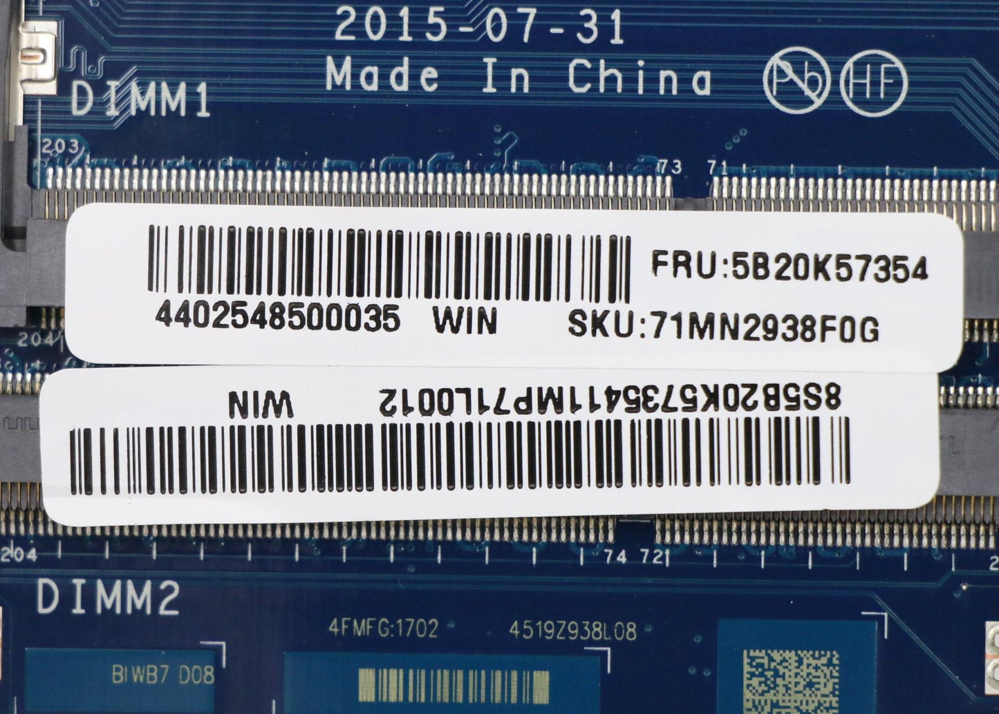 Lenovo Pl System Boards - 5B20K57354
