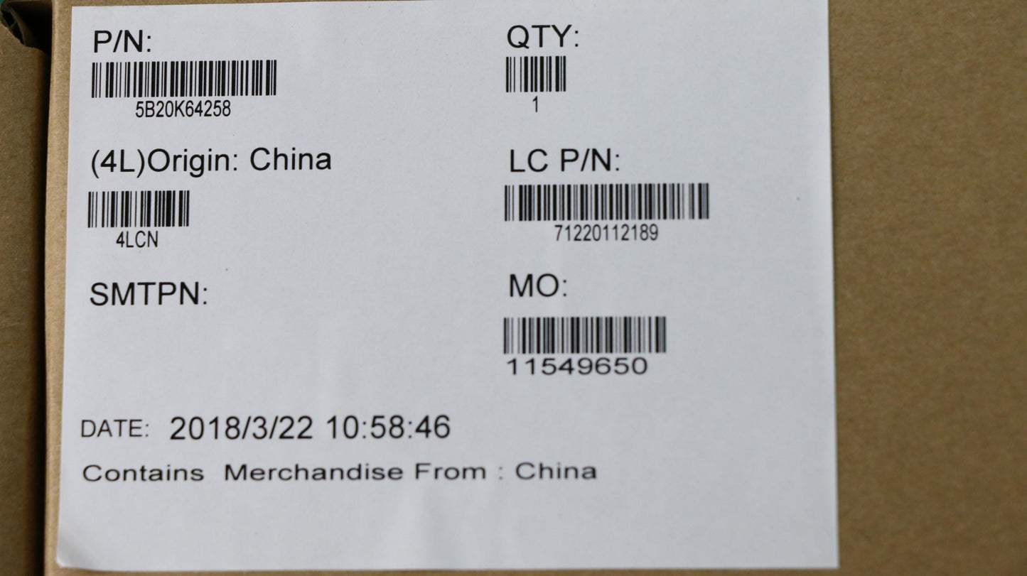 Lenovo Pl System Boards - 5B20K64258