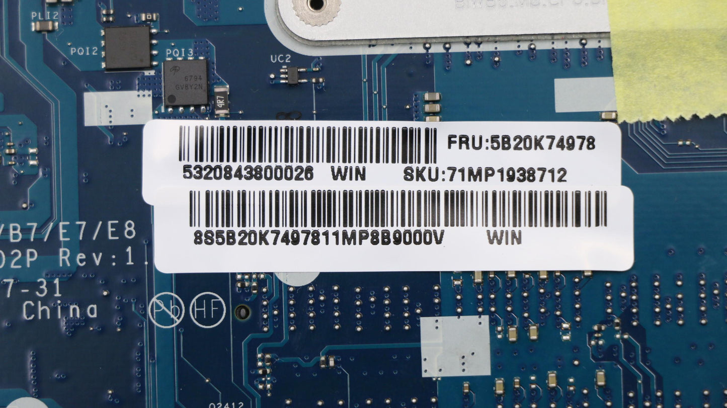 Lenovo Pl System Boards - 5B20K74978