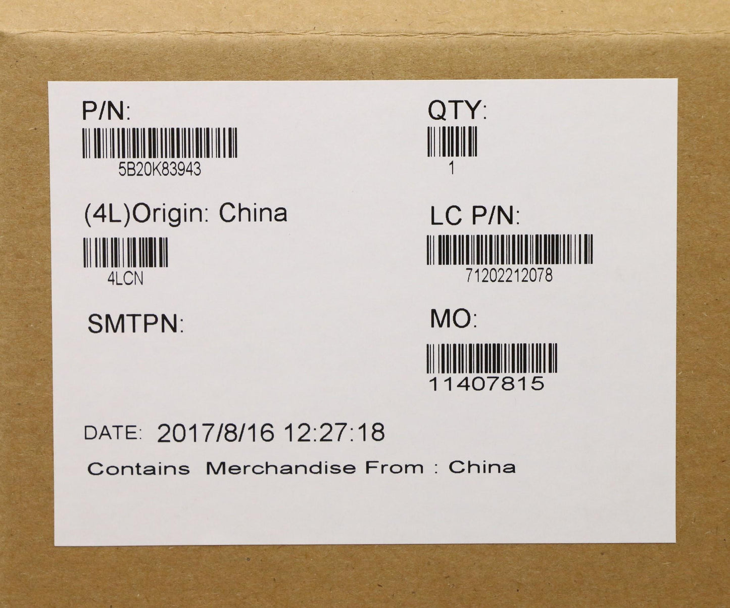 Lenovo Pl System Boards - 5B20K83943