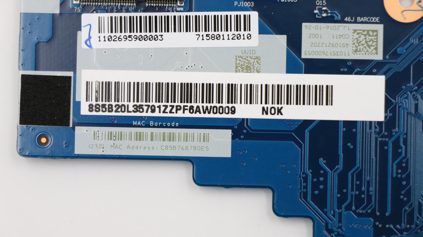 Lenovo 5B20L35791 Pl System Boards