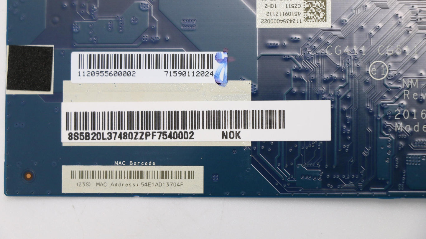 Lenovo 5B20L37480 Pl System Boards