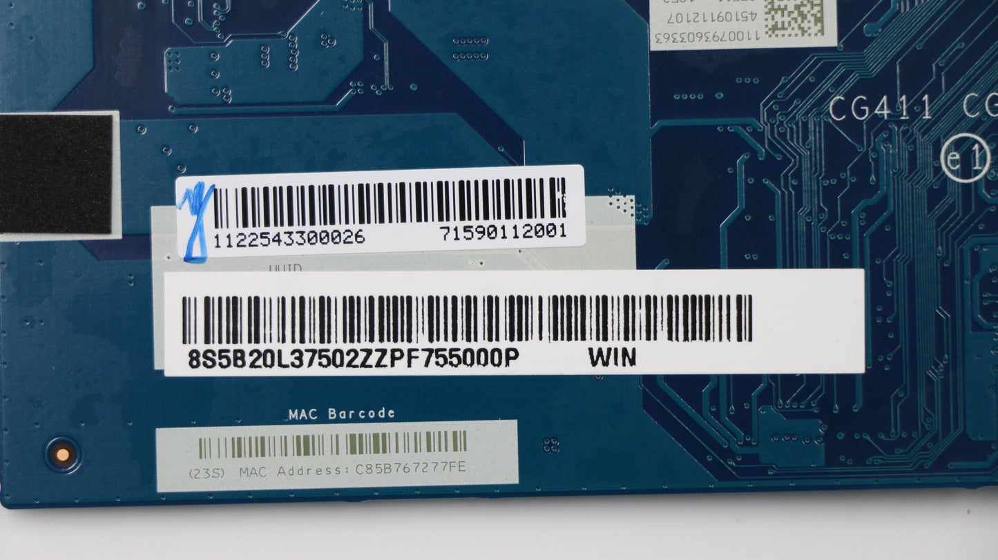 Lenovo 5B20L37502 Pl System Boards