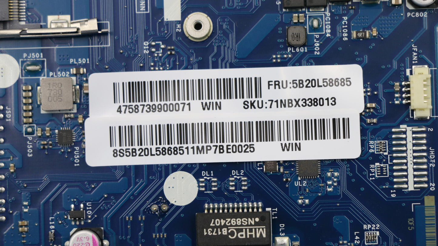 Lenovo 5B20L58685 Mb A6 7310 S W/Rtc & Mylar Win