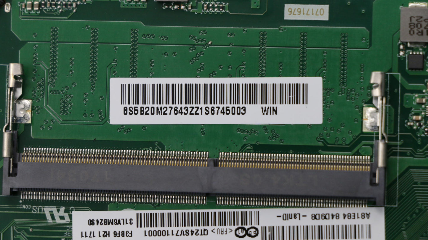 Lenovo Lv6A Mb(I3Cpu2.4G,Hsfo)Vol Pro - 5B20M27643