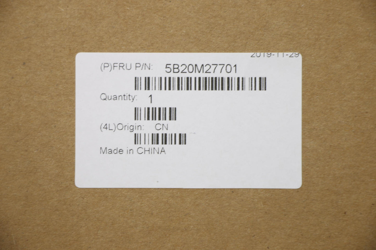 Lenovo Lv6A Mb(I7Cpu2.7G,Hsfbo)Vol Pr - 5B20M27701