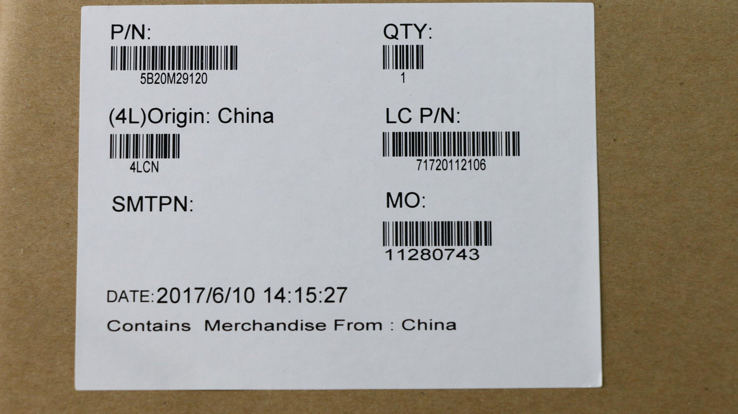 Lenovo Mb Nma981 I3-7100U V2G D4G-Blk - 5B20M29120